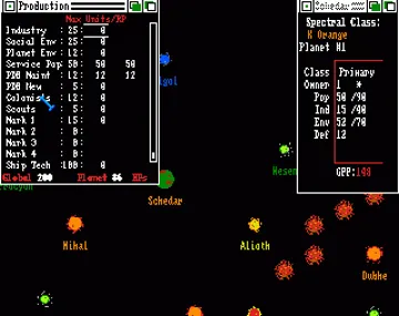 Reach for the Stars - Conquest of the Galaxy - Third Edition screen shot game playing